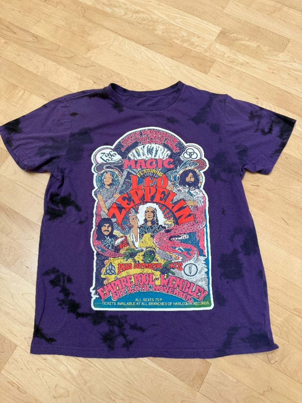 Led Zeppelin Purple Psychedelic t-Shirt